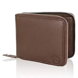 Designer Bugs Unisex Genuine Leather Wallet Brown