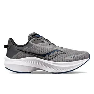 Saucony Mens Axon 3 Cinder/Tide Running Shoe - 6 UK (S20826-105,GreyCinder/Tide)
