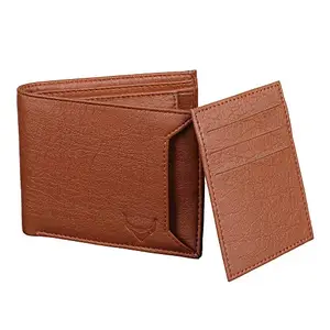 USL Genuine Leather Men's Wallet(Tan)