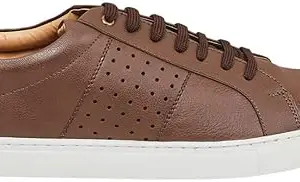 Max Max Men Men Solid Perforated-Detail Lace-Up Casual Shoes (SP22MFCL1009BROWN_42)