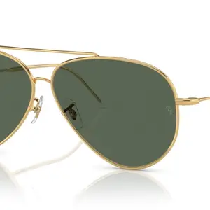 Visit the Ray-Ban Store Ray-Ban Unisex Pilot Sunglasses - 0RBR0101S