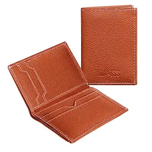 MATSS Raksha Bandhan Special Artificial Leather Orange Wallet with Rakhi Combo Gift
