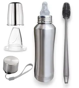 RB POINT 2 in 1 Upgrade Your Hydration Game with Thermosteel 24 Hours Hot and Cold Baby Feeding Milk-Water Bottle (250 ml)