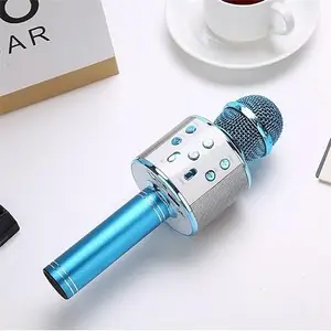 Little Finger Toy MIc for Girls Gifts,Karaoke Microphone for Kid Toys Age 4-7, Diwali/Birthday/Kids Gifts for 5 6 7 8 9 10 Year Old Teens Girl and Boys (Blue)