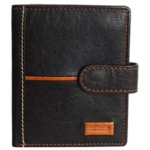 Leatherman Fashion LMN Genuine Leather Unisex Brown Wallet 2 Card Slots