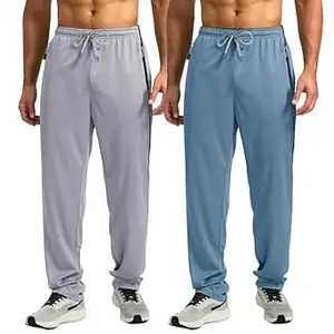 Visit the Pinkmint Store Pinkmint Men's Combo Track Pant l Spendex Pocket Regular Track Pant l Stylish Sports & Gym Wear (Pack of 2)