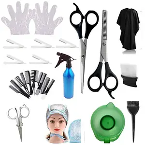 Doberyl 29 pieces Hair Cutting, Dye and Coloring Pro Tool Kit (Black)