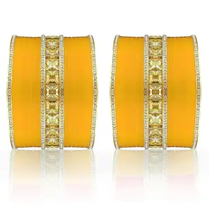 BANGLESKART Bridal Punjabi Chuda Bangle Set for Wedding, Anniversary, Party and Casual Wear (1 Pair)