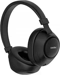 Porodo tooth Headphones, Noise Cancelling Soundtec Deep Sound Pure Bass Wireless Over-Ear Headphones