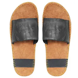 Style Height Slider Slippers Black