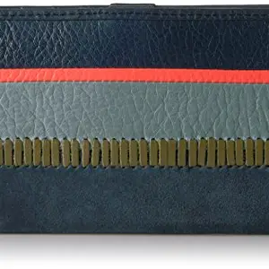 Fossil Women's RFID Crln Pw BFD Multicolor Leather Wallet - SL7546490