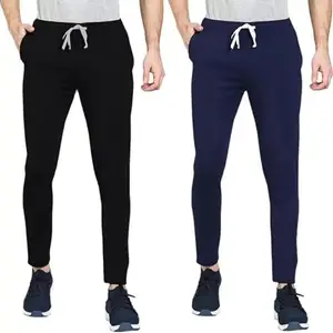 APHE FASHION Men's Track Pant Casual Wear Runing Sports Joggers Lower (M, Black Blue)