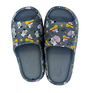 VD VD Kid's Flip-Flops Slippers for women (Grey)