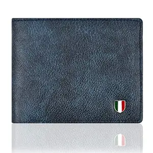 GIOVANNY Men's Wallet (Blue Colour -BLUAMRCN01)