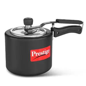 Prestige 5L Nakshatra Duo Plus Svachh Hard Anodised Pressure Cooker |Gas & Induction Compatible