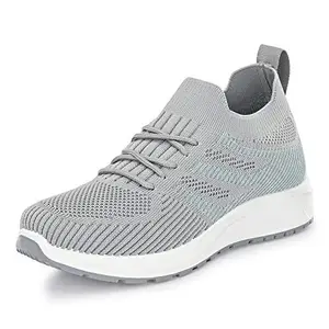 Flavia Women's Grey Running Shoes-8 UK (40 EU) (9 US) (ST-1911)