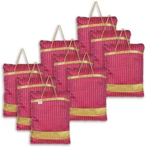 REEDOM FASHION Polyester Handbag for Women (Light Pink) (RF1748)-BZ