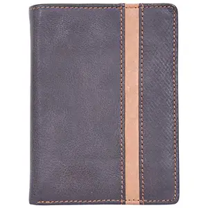 Leatherman Fashion LMN Genuine Leather Unisex Brown Wallet (6 Card Slots)