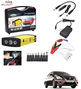 AUTOADDICT Auto Addict Car Jump Starter Kit Portable Multi-Function 50800MAH Car Jumper Booster,Mobile Phone,Laptop Charger with Hammer and seat Belt Cutter for Nissan Sunny
