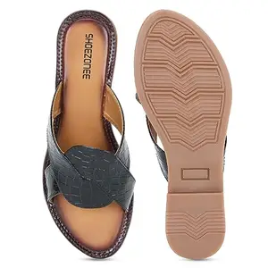 SHOEZONEE Women Stylish Soft Daily Use Wear Ladies Sandal | Slip On | Footwear