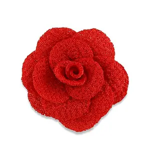 ACCESSHER jewellery Valentine Gift Red Rose Adjustable Finger Ring For Women And Girls pack of 1