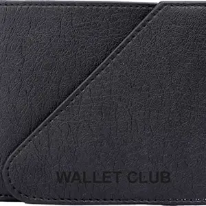 DRYZTOR Pu Leather Men's Wallet Snap Coin Pocket with Two Compartment