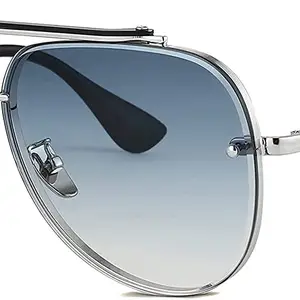 Visit the ELEGANTE Store ELEGANTE UV Protected Driving Vintage Pilot Gradient Metal Body Aviator Sunglasses for Men and Women