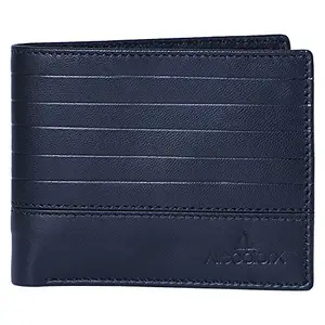 Allegatorx Genuine Original Leather Men's Pocket Wallet/Wallets for Men Leather/Leather Wallet (Black)