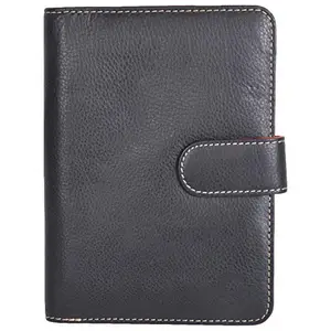 Leatherman Fashion LMN Genuine Leather Black / Multicolor Ladies Wallet (7Card Slots)