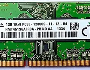 S K h y n i x 4GB DDR3 Laptop RAM PC3L 1600 MHz 1.35v Memory PC3L-12800S 1Rx8 Single Rank with 3 Years Warranty (NOT for Desktop) price in India.