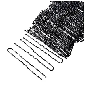 Rubela 40 pcs Curved U Shape For Bun juda Styling Tools Accessories for Girls & Women Hair Pin