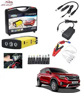 AUTOADDICT Auto Addict Car Jump Starter Kit Portable Multi-Function 50800MAH Car Jumper Booster,Mobile Phone,Laptop Charger with Hammer and seat Belt Cutter for Kia Seltos