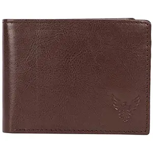 Goldalpha Men Formal Brown Artificial Leather Wallet (5 Slots)