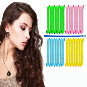 APOEM Hair Spiral Curlers Styling Kit No Heat Hair Curlers Heatless Spiral Curlers For Women Girls Short Long Hair Styling Tools (Magic Hair Roller Set Of 18)