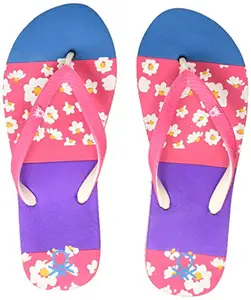 United Colors of Benetton Women Purple Flip-Flops-6 UK (19A8CFFPL415I)