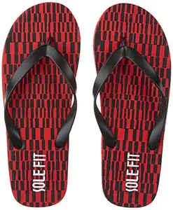 Solefit Men's Black Flip-Flops-6 UK (SLFT-0041)