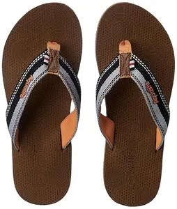 Aqualite Men GV 204 Slipper, Tan/Orange, 6 UK/India