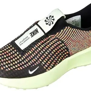 Nike W Interact Run EASYON SE-Black/White-Barely VOLT-MULTI-COLOR-8UK
