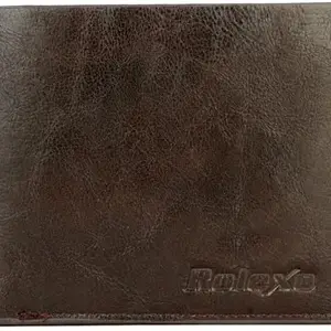 REEDOM FASHION Artificial Leather Men Evening/Party, Travel, Ethnic, Casual, Trendy, Formal Brown Artificial Leather Wallet (4 Card Slots) (Brown) (RF4633)