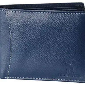 HIDE & SKIN Top Grain Leather Wallet,Valentines Day Gift for him, Husband and Boyfriend (Navy 07)