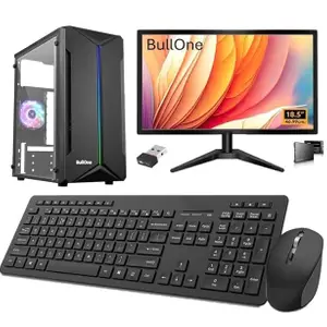 WLS All-in-One Desktop Computer, 19inch Moniter, Core i5 3500, 12GB RAM, 128GB SSD, 500GB HDD, Wireless Keyboard & Mouse, Ultra HD Graphics, WiFi, Win11 (12-128-500GB)