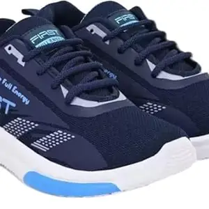 Sports Shoes for MenLatest Stylish Sports Shoes for MenLace-Up Lightweight Grey Shoes for Running, Walking, Gym,Trekking and Hiking Shoes-PKMBBB_1011-9(235) A