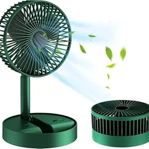 Rajni Telescopic Electric Desktop Fan, Height Adjustable, Foldable & Portable For Travel/Carry | Silent Table Top Personal Fan For Bedside, Office Table price in India.