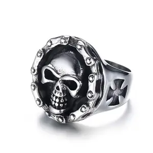 Asma Jewel House stainless steel ghost head skull ring for men (9)