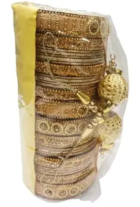 Metal Gold-plated Chudas Dulhan Churi Gold (28)