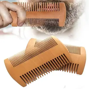 Verbier Neem Wood Comb Double Sided Wooden Comb For Hair and Beard