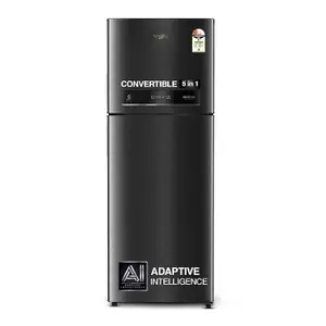 Whirlpool 411L 2 Star IntelliFresh Convertible Inverter Frost Free Double Door Refrigerator (IF INV CNV 455 Steel Onyx-Z, 2s, 2023 Model)