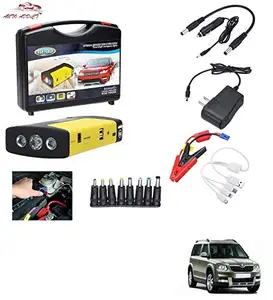 AUTOADDICT Auto Addict Car Jump Starter Kit Portable Multi-Function 50800MAH Car Jumper Booster,Mobile Phone,Laptop Charger with Hammer and seat Belt Cutter for Skoda Yeti