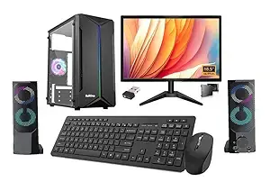 All-in-One Desktop Computer Set, i3 3100, 8GB RAM, 256GB SSD, 19inch HD LED Monitor, Sound Bar, WiFi, Win 10 (8-256GB)