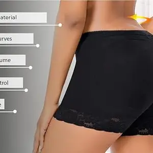 Seamless Hip Lift Shorts with Firm Control Design No shape64_S Black